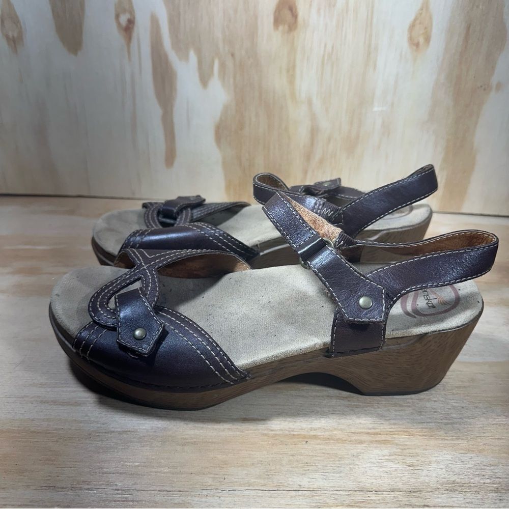 Dansko Brown Leather Sandals Women's Sandals Size 9.5